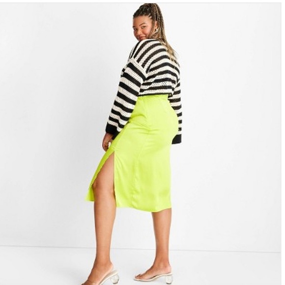 Future Collective Side Cut Out Midi Skirt - Future Collective with Alani Noelle - Picture 4 of 6